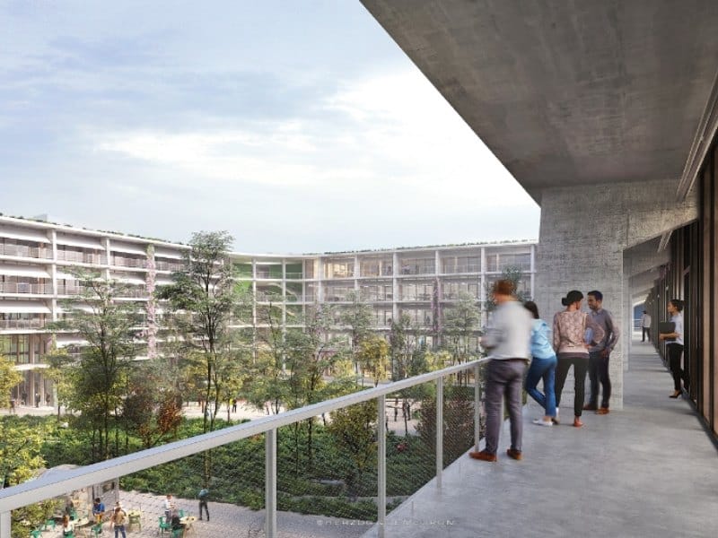 Mockup Switzerland Innovation Park Basel Area Main Campus in Allschwil Baselland Switzerland